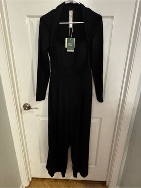 HALARA Black Long Sleeve Jumpsuit